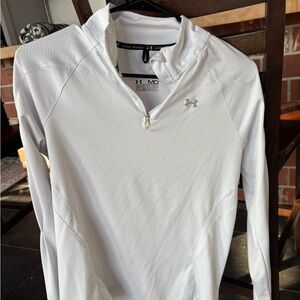 Under Armour Light Gray Quarter-Zip Pullover